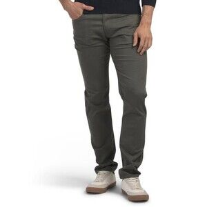 AG Adriano Goldschmied mens Dark Olive Green Tellis Modern Slim Pants size 38x34